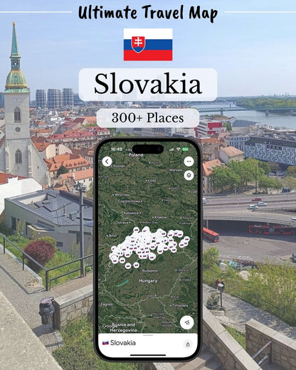 Slovakia Travel Map - Sight Maps