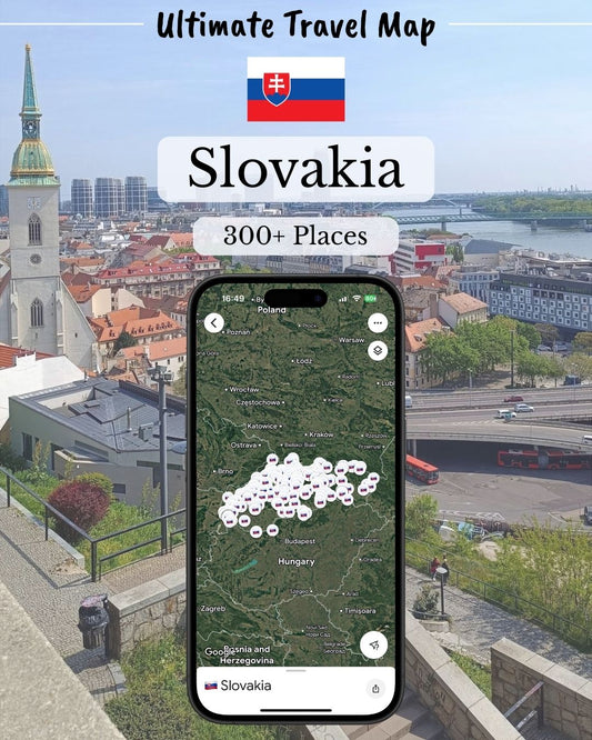 Slovakia Travel Map - Sight Maps
