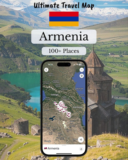 Armenia Travel Map - Sight Maps