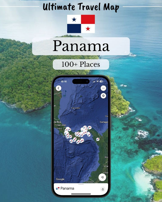 Panama Travel Map - Sight Maps