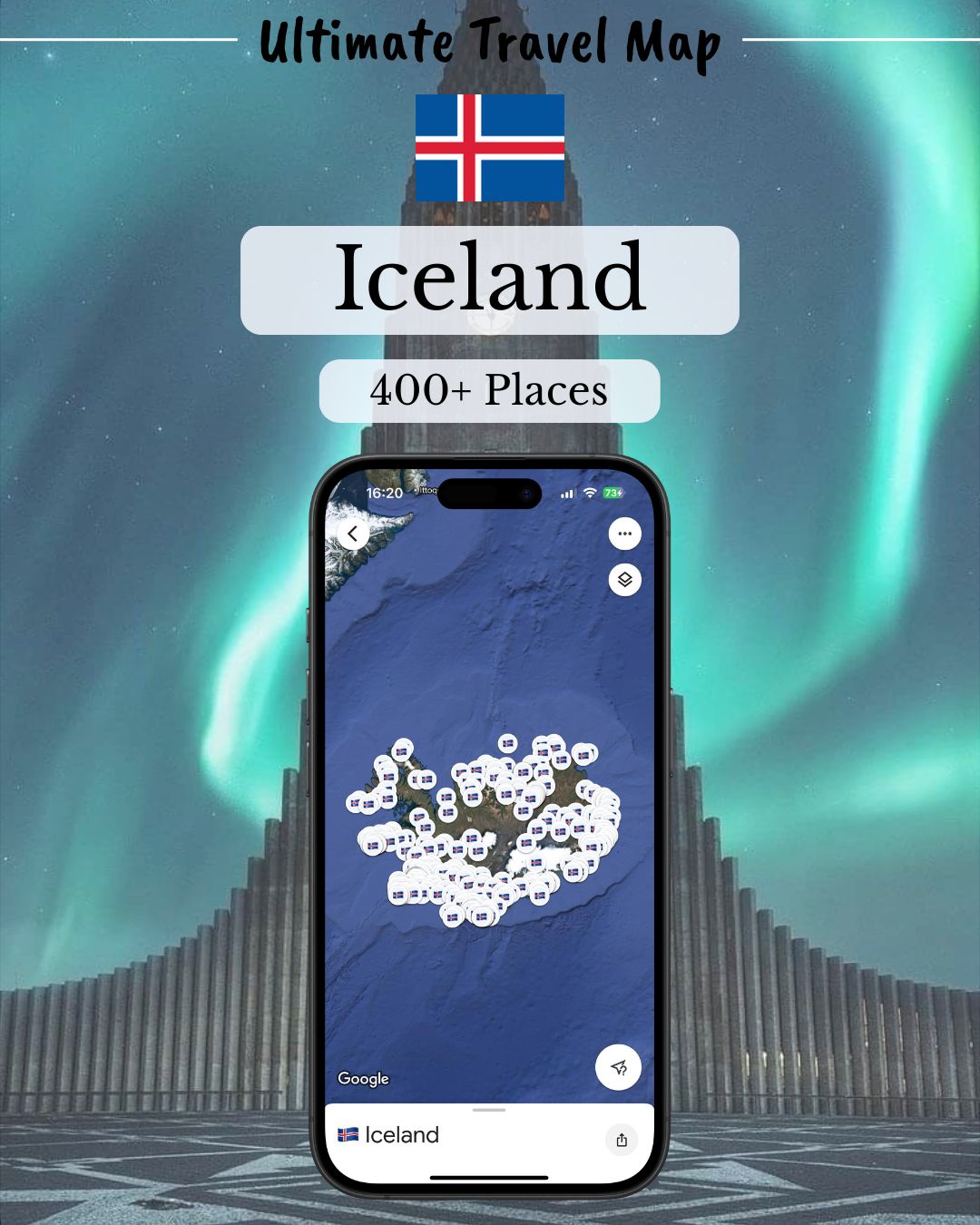 Iceland Travel Map - Sight Maps