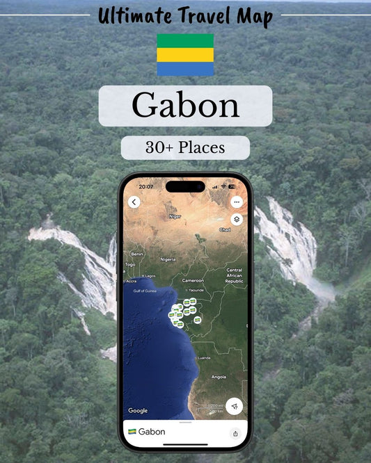 Gabon Travel Map - by Sight Maps