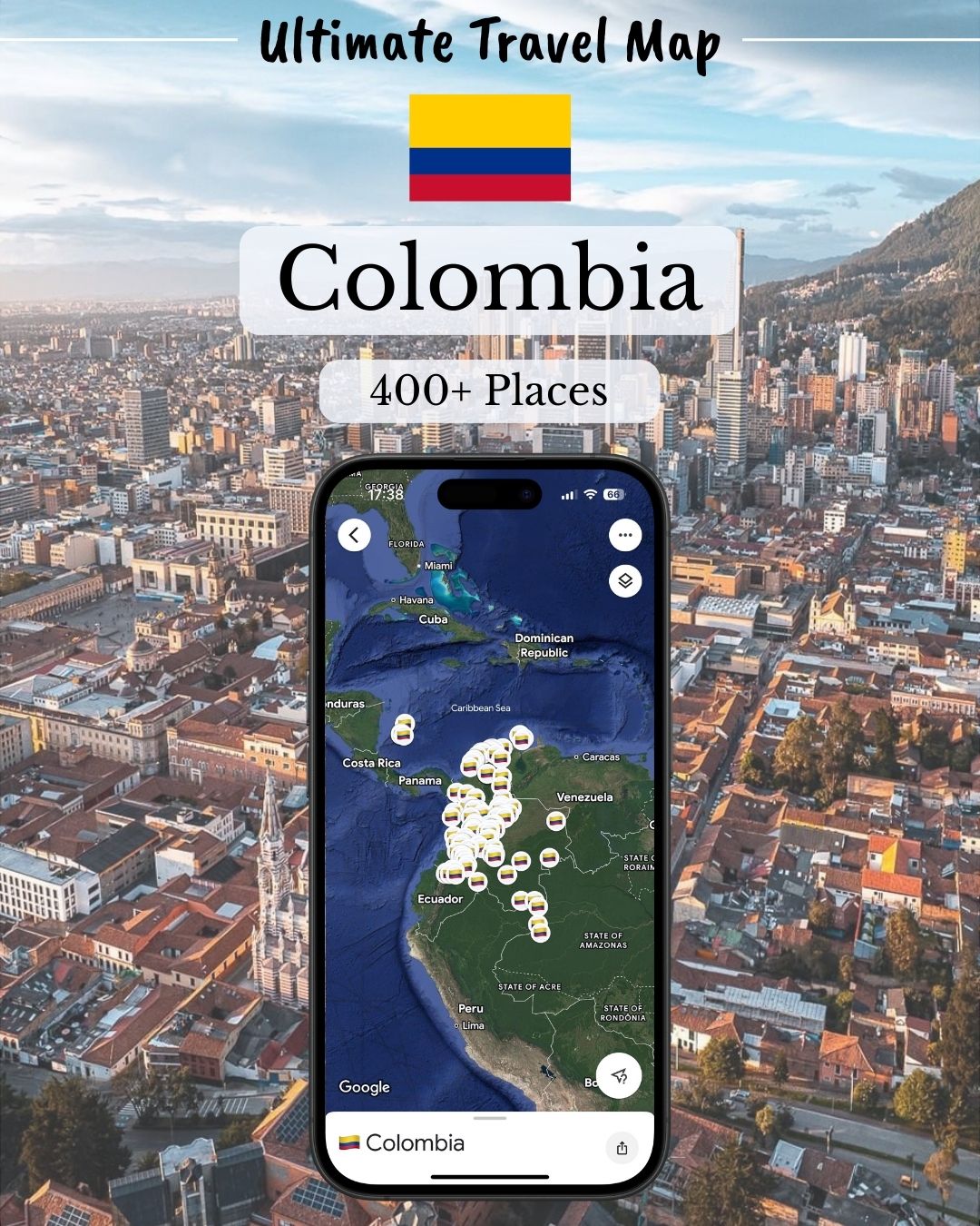 Colombia Travel Map - Sight Maps