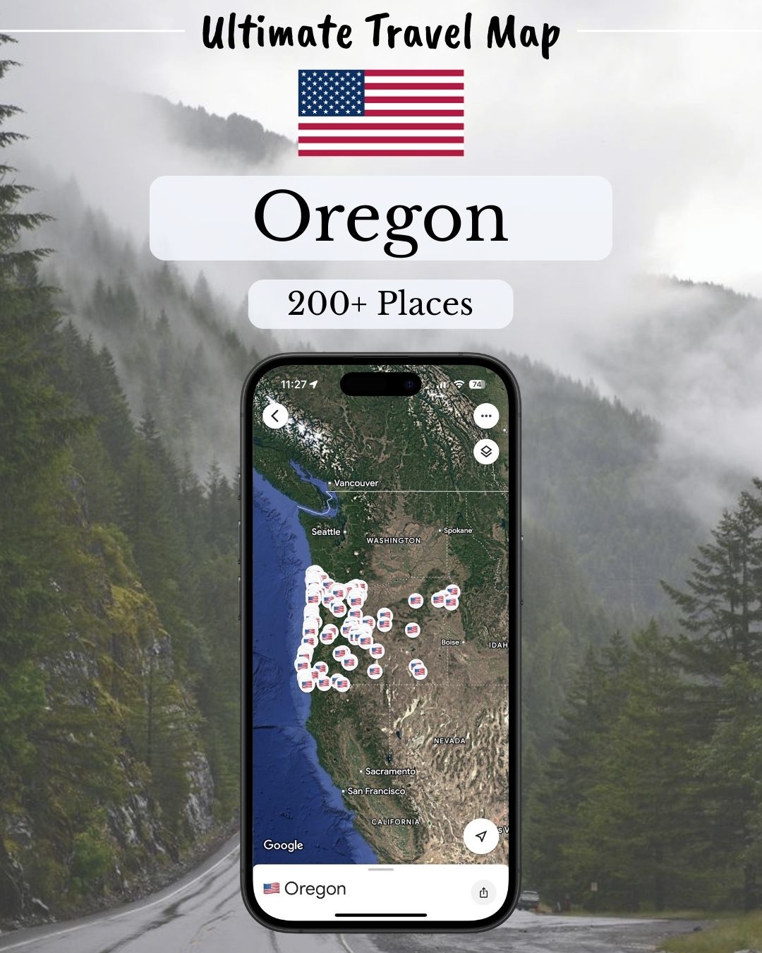 Oregon Travel Map - Sight Maps