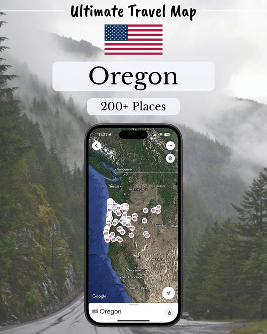 Oregon Travel Map - Sight Maps