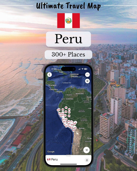 Peru Travel Map - by Sight Maps