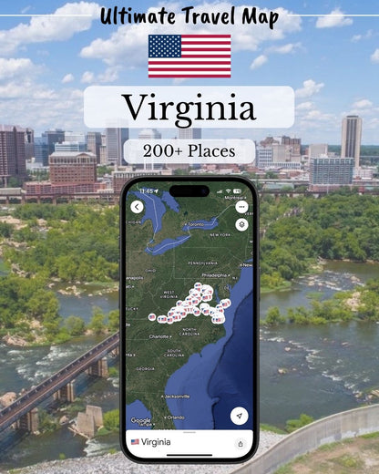 Virginia Travel Map - Sight Maps