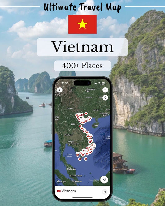 Vietnam Travel Map - Sight Maps