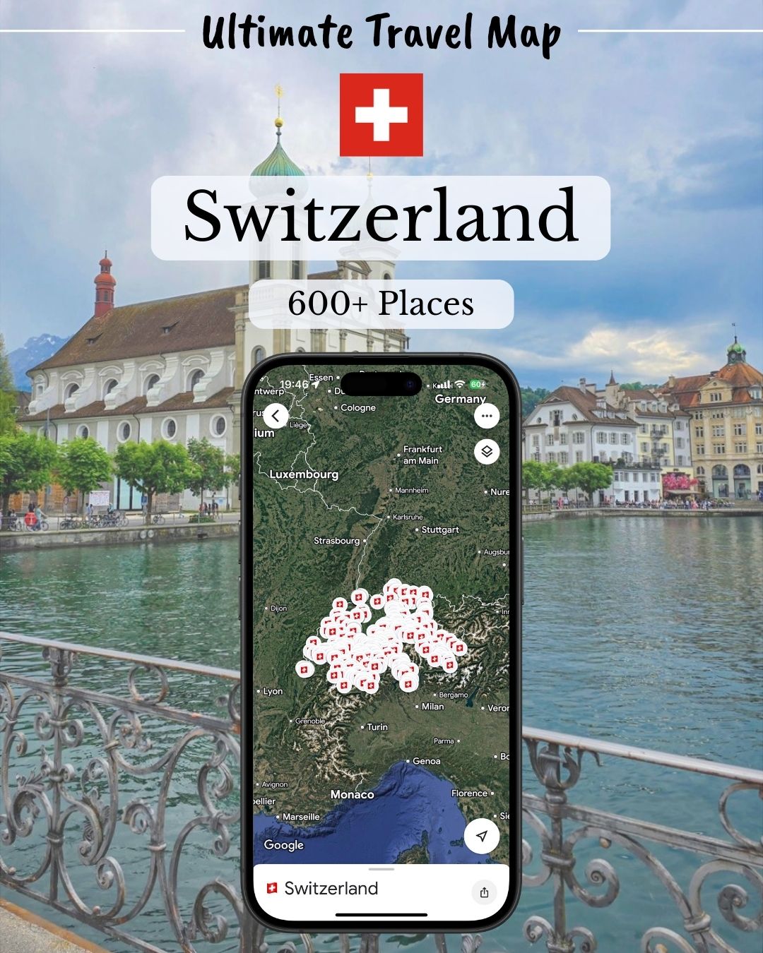 Switzerland Travel Map - Sight Maps