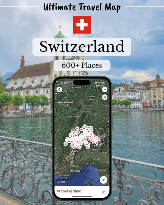 Switzerland Travel Map - Sight Maps