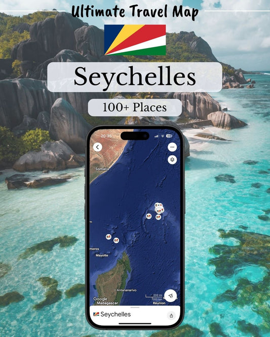Seychelles Travel Map - Sight Maps