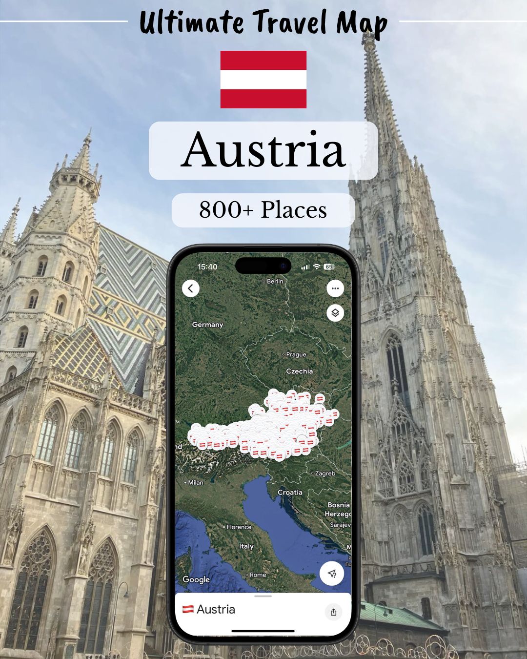 Austria Travel Map - Sight Maps