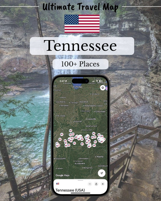 Tennessee Travel Map - Sight Maps