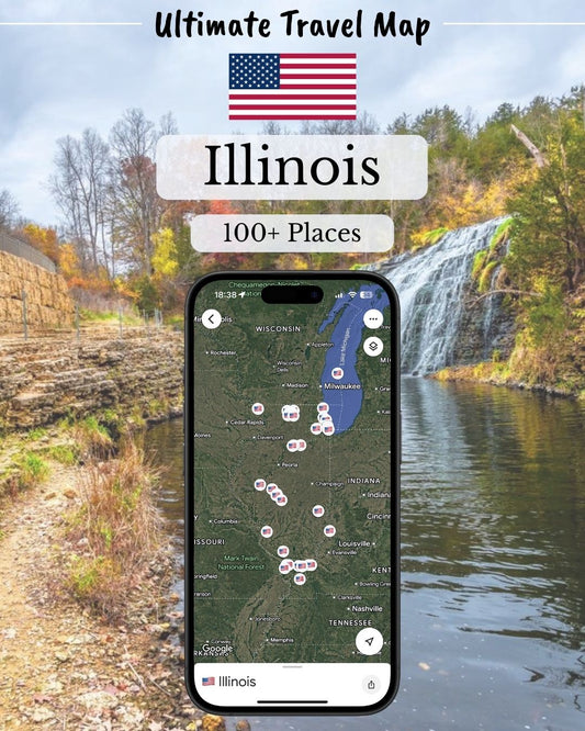 Illinois Travel Map - Sight Maps
