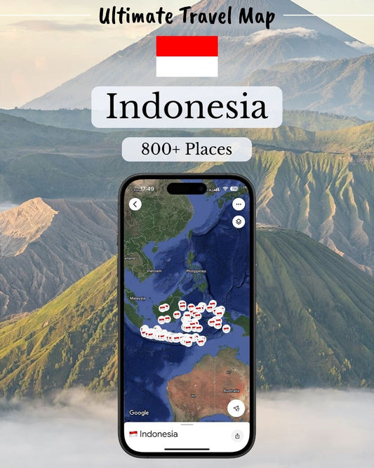 Indonesia Travel Map - Sight Maps