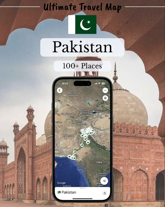 Pakistan Travel Map - Sight Maps