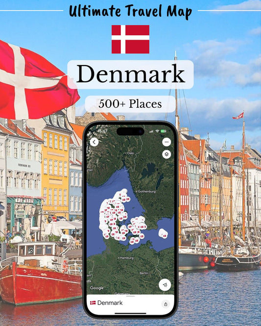 Denmark Travel Map - Sight Maps