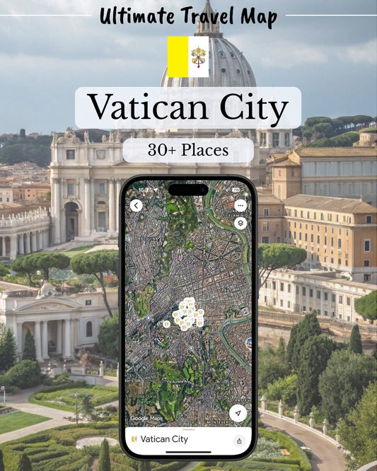 Vatican City Travel Map - Sight Maps