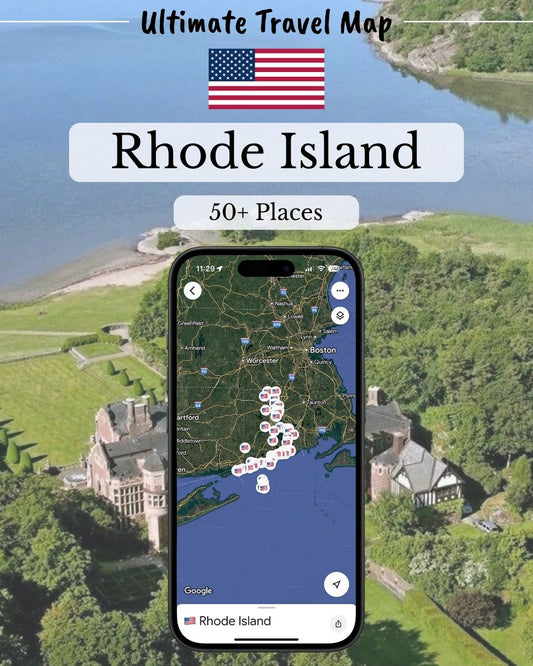 Rhode Island Travel Map - Sight Maps