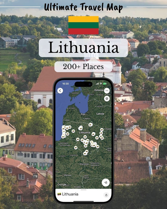 Lithuania Travel Map - Sight Maps