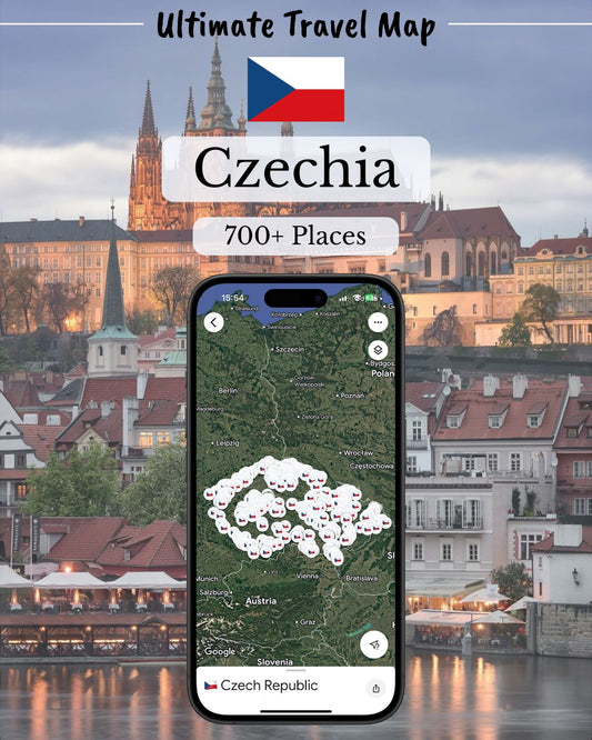 Czech Republic Travel Map - Sight Maps