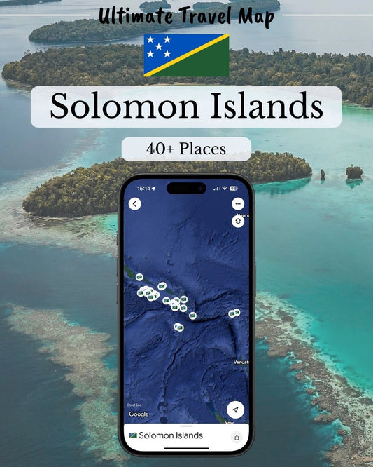 Solomon Islands Travel Map - Sight Maps