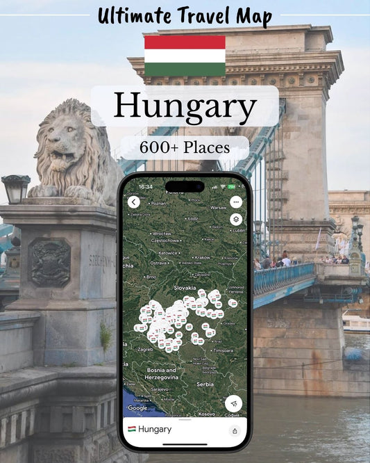 Hungary Travel Map - Sight Maps