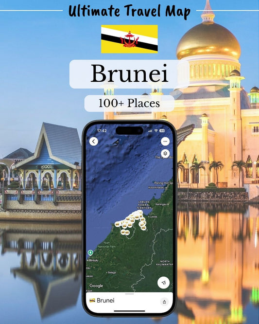 Brunei Travel Map - Sight Maps