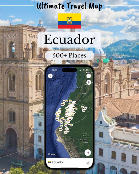 Ecuador Travel Map - Sight Maps