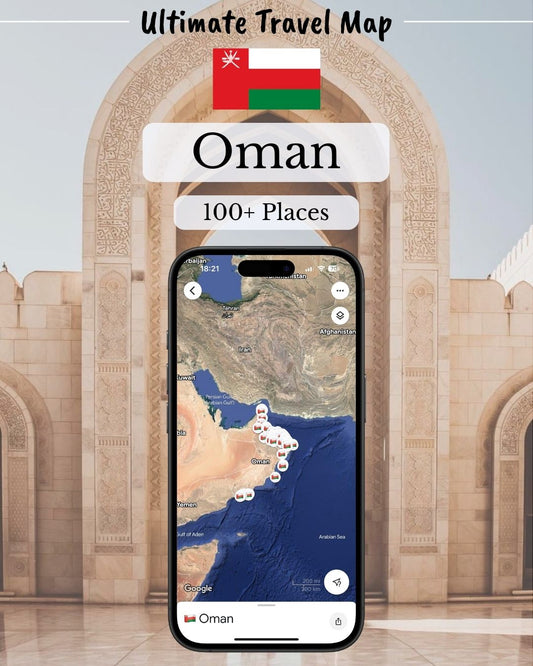 Oman Travel Map - by Sight Maps