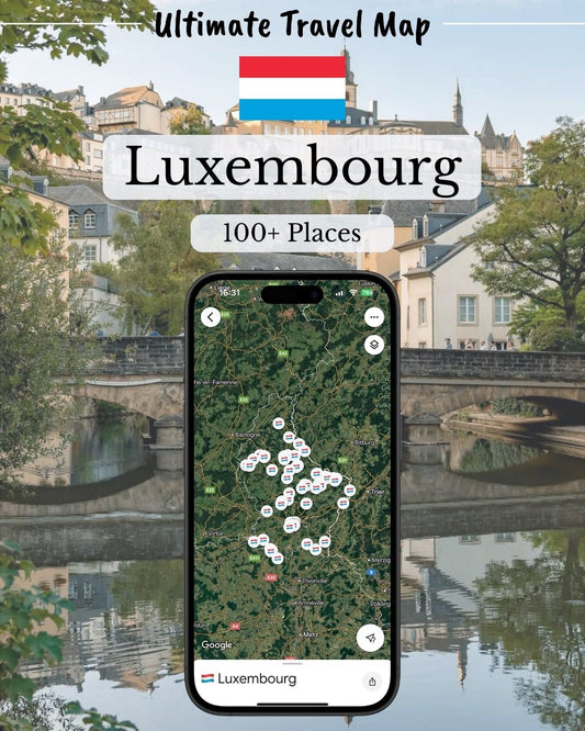 Luxembourg Travel Map - Sight Maps