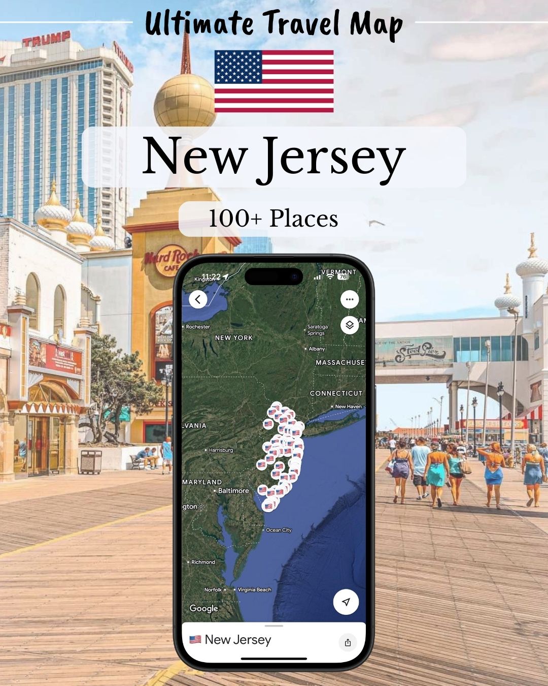 New Jersey Travel Map - Sight Maps