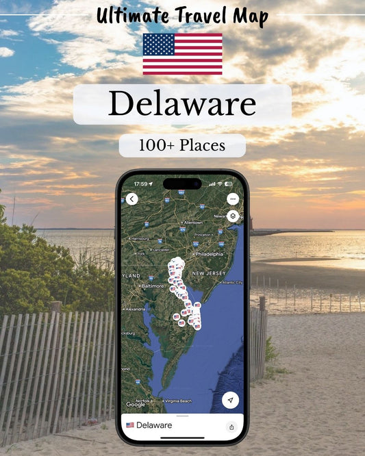 Delaware Travel Map - Sight Maps