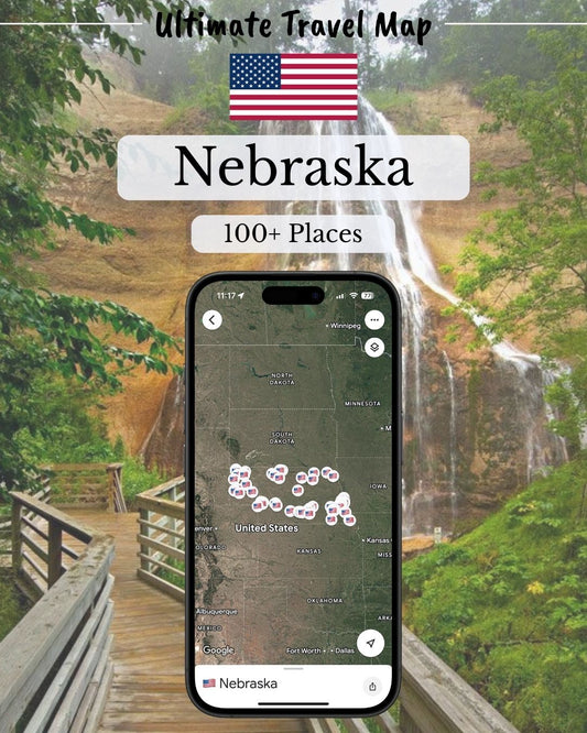 Nebraska Travel Map - Sight Maps