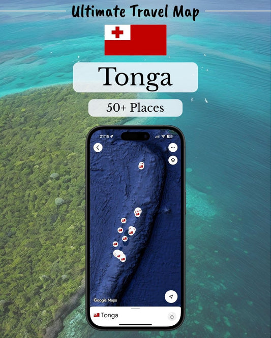 Tonga Travel Map - by Sight Maps