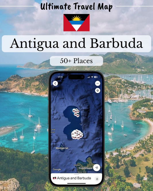 Antigua and Barbuda Travel Map - Sight Maps