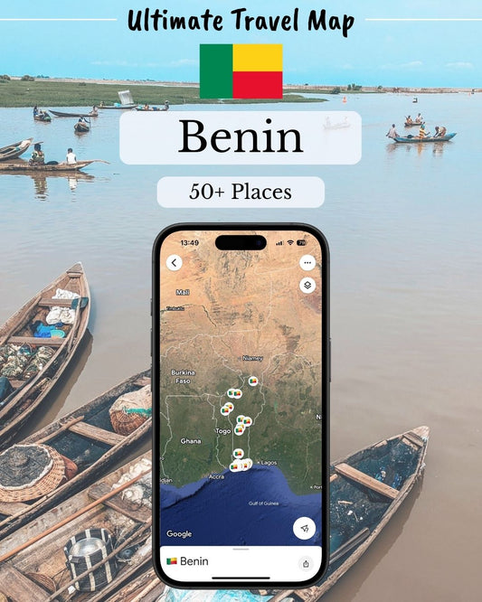 Benin Travel Map - by Sight Maps