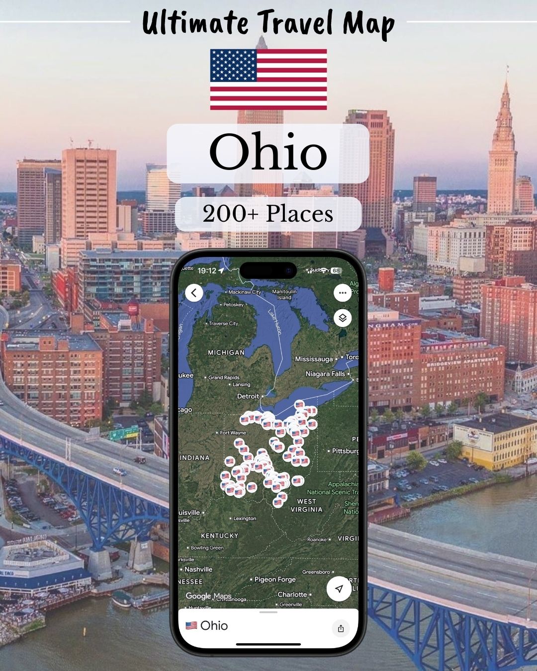 Sight Map Ohio Travel Map - by Sight Maps