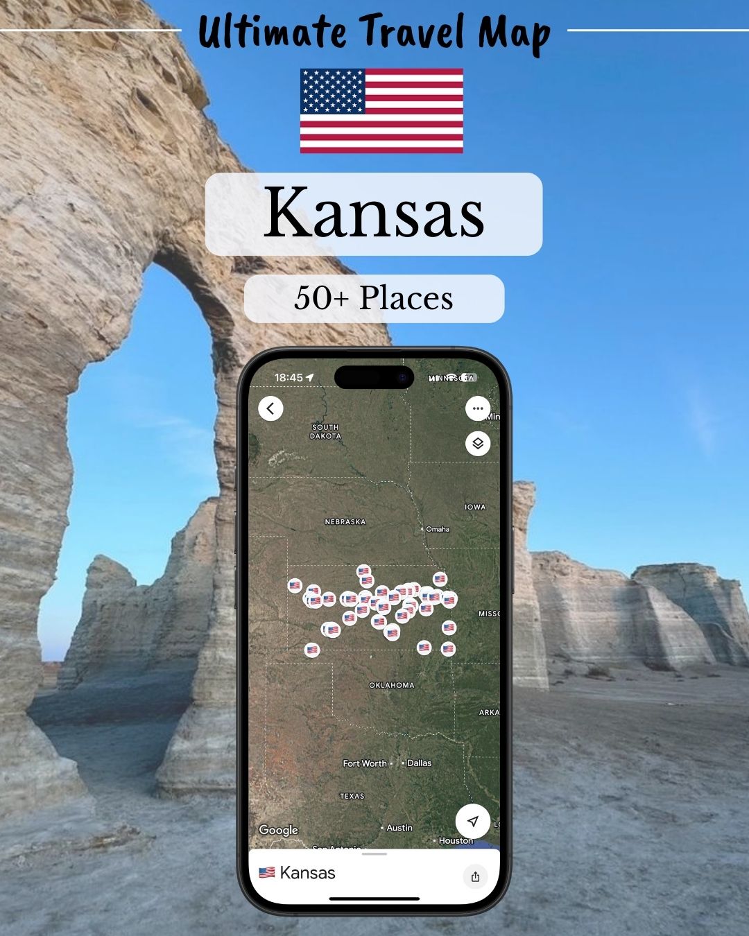 Kansas Travel Map - Sight Maps