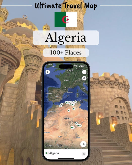 Algeria Travel Map - Sight Maps