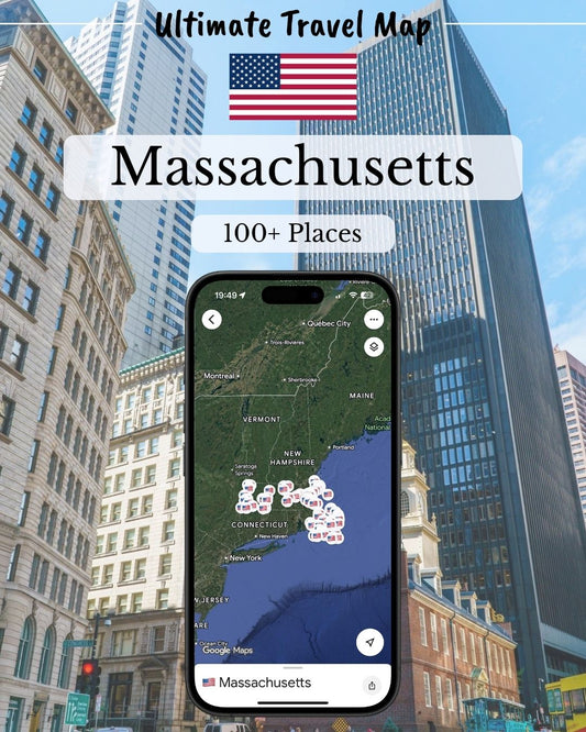 Massachusetts Travel Map - Sight Maps