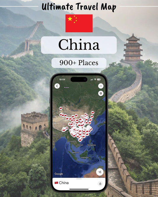 China Travel Map - by Sight Maps