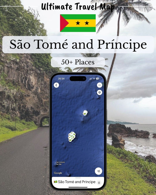 São Tomé and Príncipe Travel Map - Sight Maps