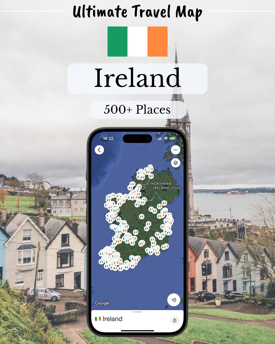 Ireland Travel Map - Sight Maps