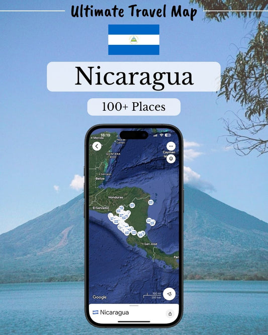 Nicaragua Travel Map - Sight Maps