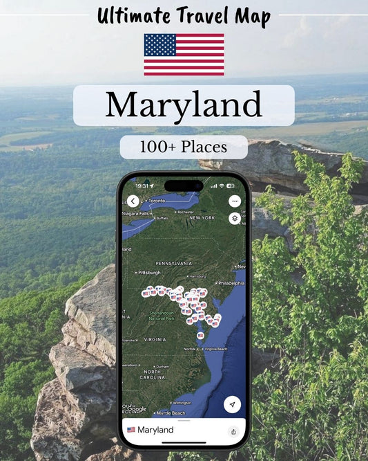 Maryland Travel Map - Sight Maps
