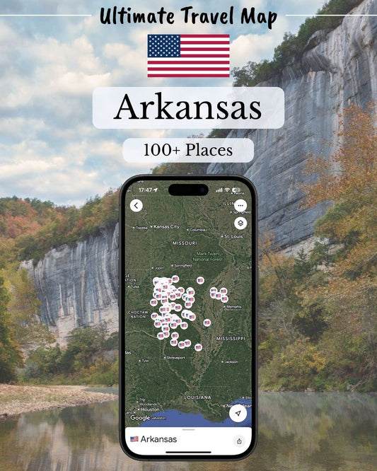 Arkansas Travel Map - Sight Maps