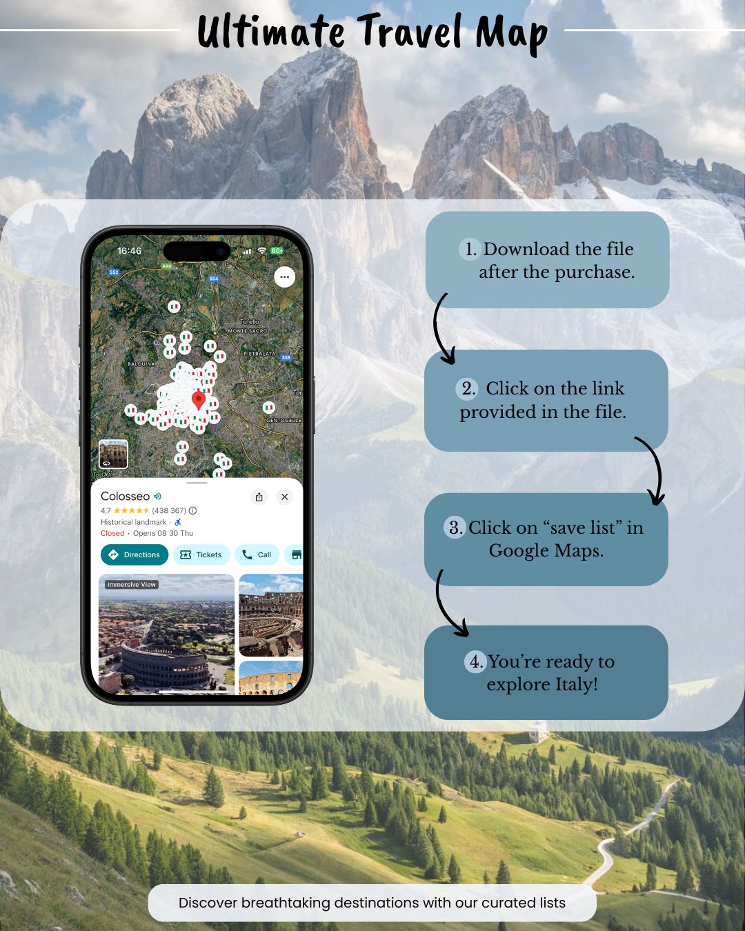 Italy Travel Map - by Sight Maps