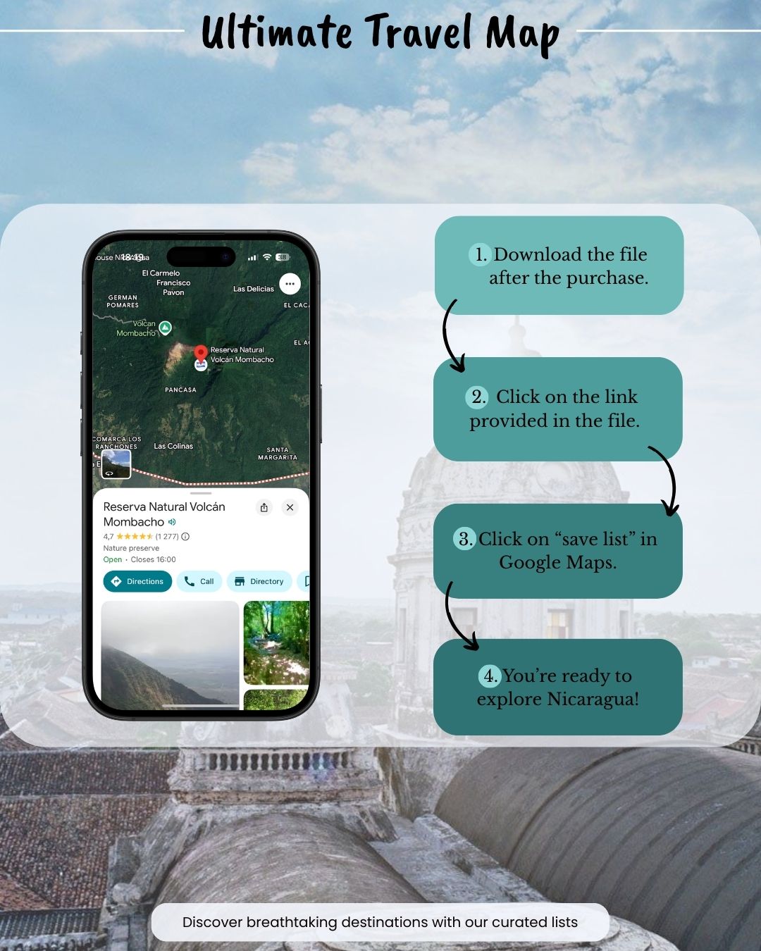 Central America Travel Bundle - Sight Maps