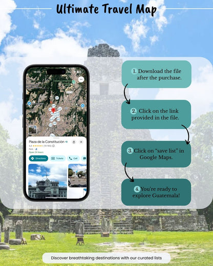 Maya Route Trip - Sight Maps